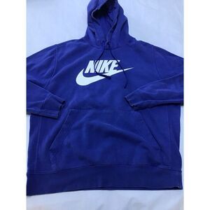Nike Womens Hoodie Pullover Periwinkle Blue XL Sweatshirt